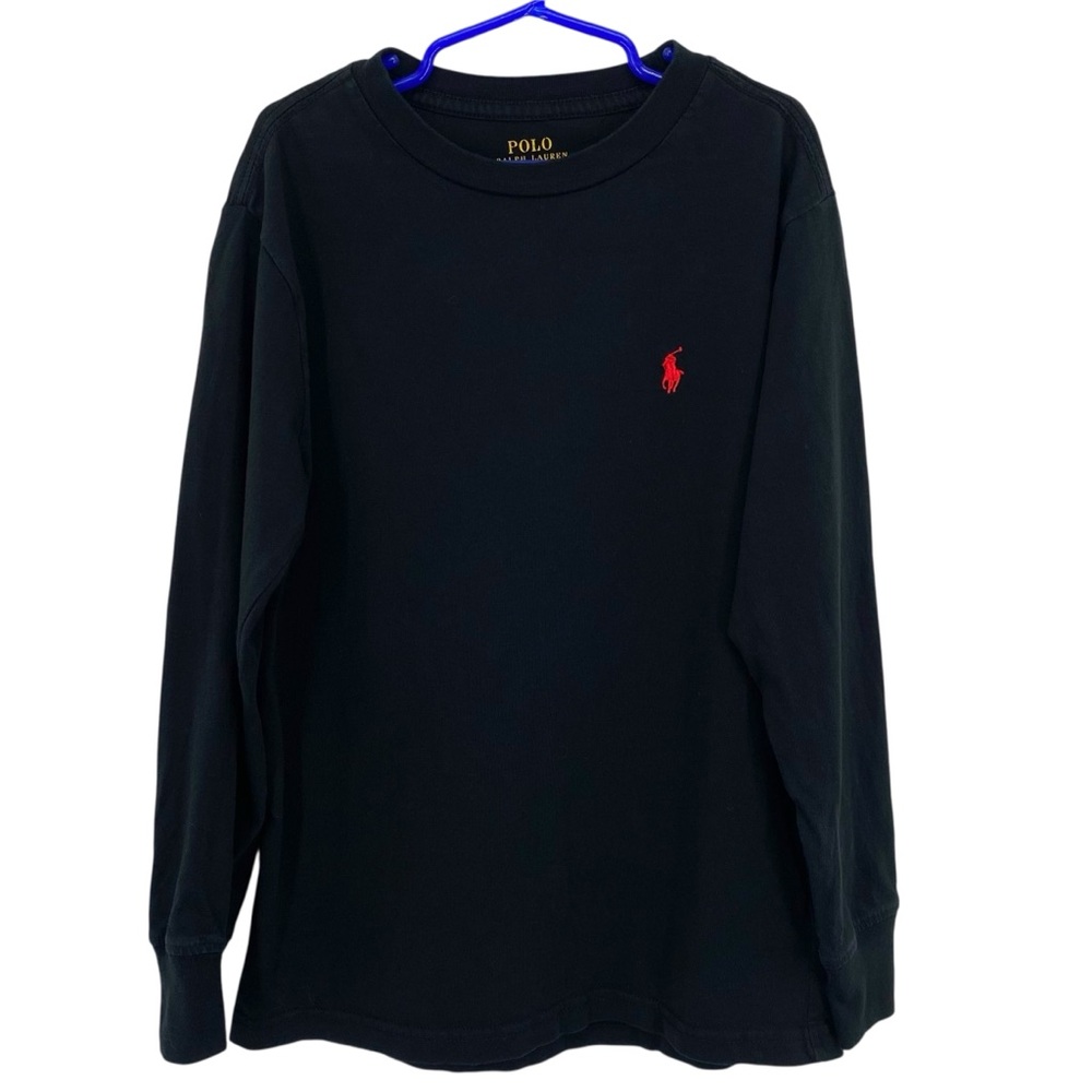 Polo Ralph Lauren Boys Long Sleeve Black T-Shirt Small